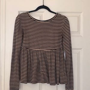 Urban Outfitters long-sleeve peplum top